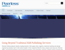 Tablet Screenshot of peerlessmedia.com